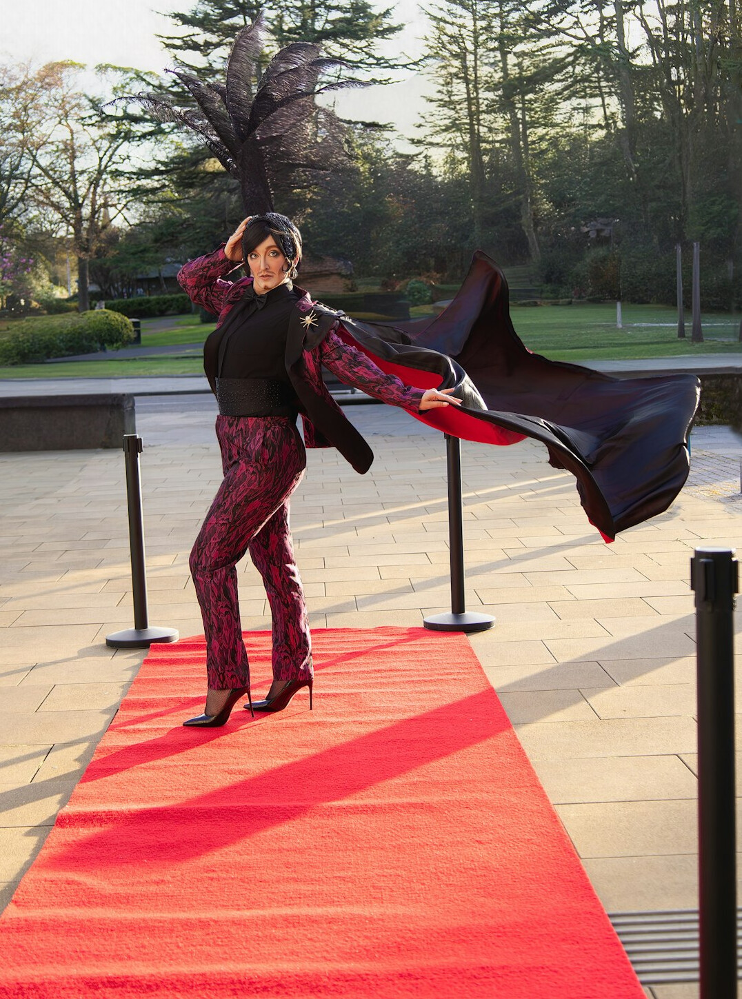 actress on red carpet
